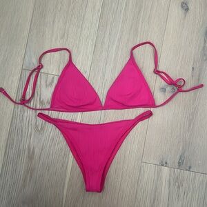 L*SPACE Millie Bikini in Bougainvillea (top & bottoms)
